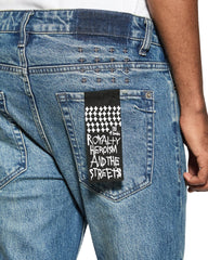 Van Winkle Mids Straight Leg Jean - Blue Denim