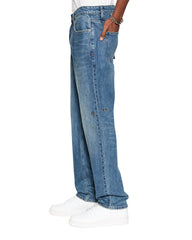 Hazlow Mids Relaxed Straight Leg Jean - Blue Denim