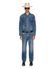 Anti K Antique Kraft Denim Jacket - Dark Indigo Denim