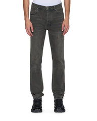 Mens Chitch Mekanik Grey Slim Denim Jeans