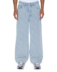 Mens Maxx Tile Baggy Denim Jeans