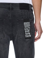 Mens Van Winkle 3Rd Degree Black 99 Skinny Denim Jeans