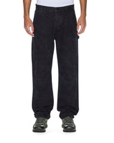 Mens Maxx Operator Pant Torqued Black Relaxed Denim Jeans
