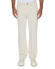 Mens Hazlow Ecru Straight Denim Jeans