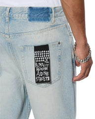 Mens Anti K Paragon Relaxed Denim Jeans