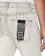 Bronko White Snow Bootcut Jeans