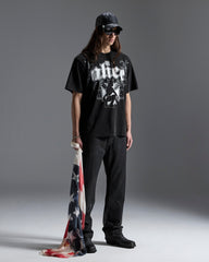 Mens Ksubi X Alice Hollywood Graphic Tee Black Tees