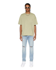 Est Pocket Ss Tee Grass Oversized Tee