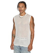 Networth Mesh Tank - White