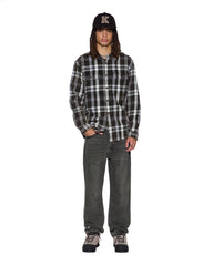 Mens Rosebowl Ls Shirt 1999 Black Check Shirts