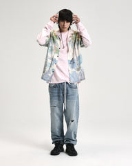 Mens Poolside Ss Resort Shirt Multi Shirts