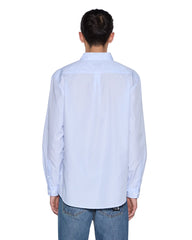 Mens Kade Ls Shirt Pin Blue Shirts