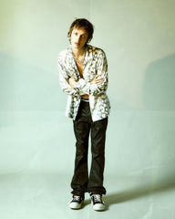 Leo Portal Resort Long Sleeve Button Up Shirt - Grey