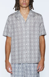 Mens Plus Resort Ss Shirt Stone Shirts