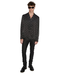 Polka Plus Long Sleeve Shirt - Black