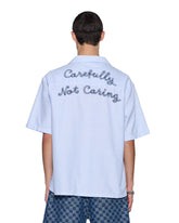 Mens Caring Diner Ss Shirt Tru Stripe Shirts