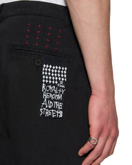 Mens Rival Chino Trouser Black Pants