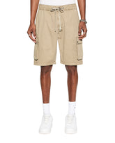 Krush Mid Rise Cargo Short - Overdyed Khaki
