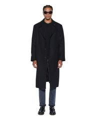 Mens Redemption Wool Coat Black Jackets