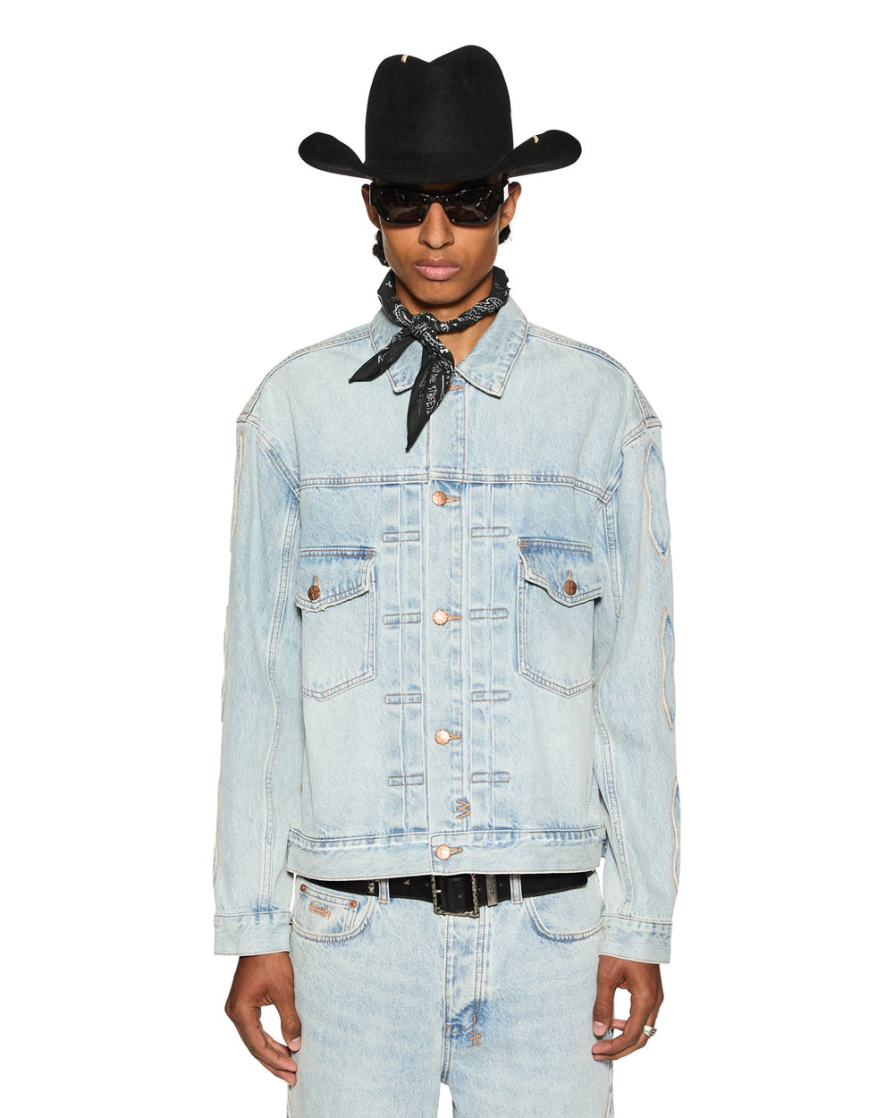 Doubledown Oh G Jacket Paragon Kraft - Light Wash Denim