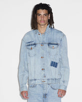 Oh G Denim Jacket Mills Repair - Blue