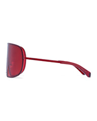 Tyrell Trippie Wrap Shield Sunglasses - Red