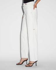 Relax Straight Leg Jeans - Sugar Rush White