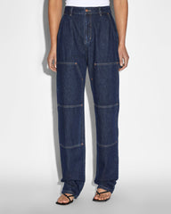 Playback Carpenter Legacy Straight Leg Jeans - Blue Denim