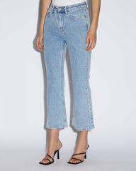 Soho Crop Flare Jeans Authentik - Light Blue Denim
