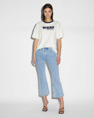 Soho Crop Flare Jeans Authentik - Light Blue Denim