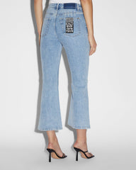 Soho Crop Flare Jeans Authentik - Light Blue Denim