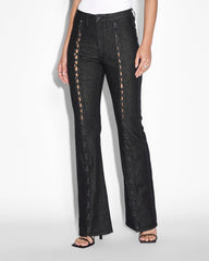 Buy Soho Ebony Laced Boot Cut Jean KSUBI