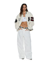 Womens Ksuper Fly Baggy Denim Jeans