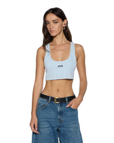 Womens Sott Origin Crop Tank Ice Mist Fashion Tops