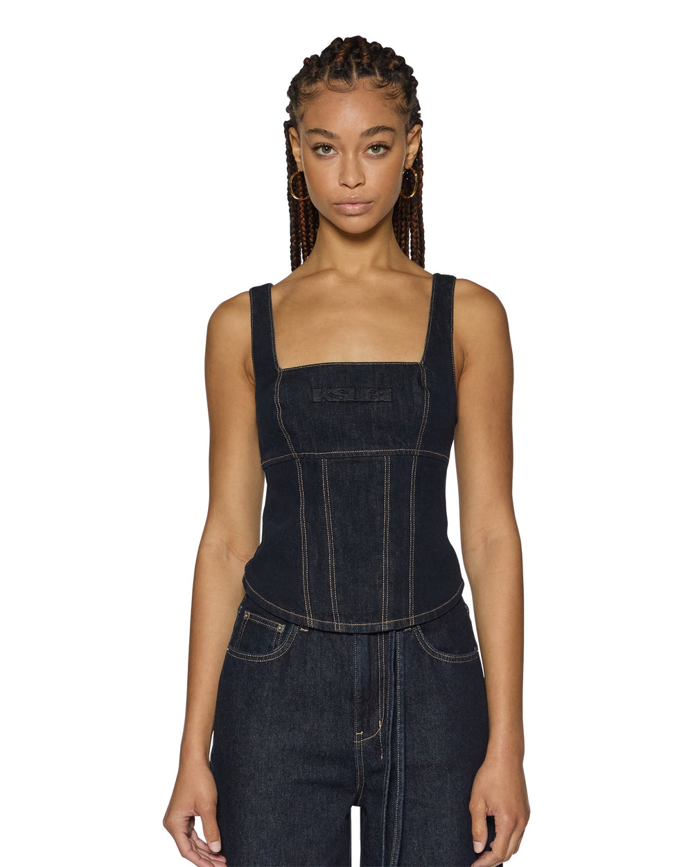 Hera Zenith Pop Denim Bustier