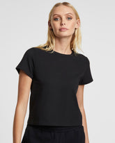 3 X 4 Mini Ss Tee Jet Black