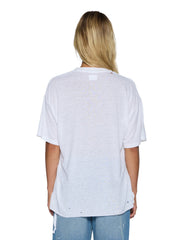 Womens 99 Oh G Tee Slub White Tees