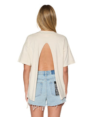 Sketch Oh G Slice Ecru Oversized Tee