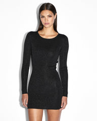 Buy Untamed Ls Dress Black KSUBI