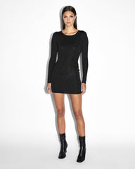 Buy Untamed Ls Dress Black KSUBI