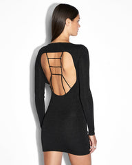 Buy Untamed Ls Dress Black KSUBI