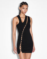 Buy Fantasy Dress Black Black Knitted Dress KSUBI