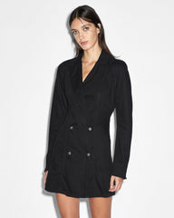 Rapture Blazer Dress Stealth - Washed Black
