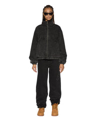 Reversible Noir Black Puffer Jacket