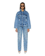 Cinched Chroma Trucker Jacket