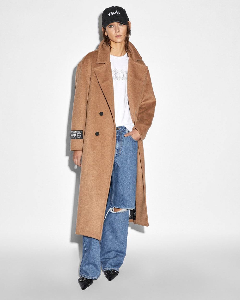 Spectre Coat Wool Jacket - Tan