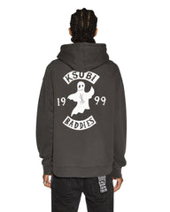 Baddies Biggie Oversized Hoodie - Faded Black
