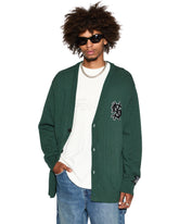 Dug Out Knit Cardigan Military - Green