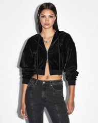 Womens Ritzy Infinity Jumper Black Fleece