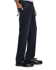 Mens Hazlow Rinsed Resin Straight Denim Jeans